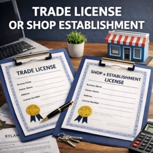 Trade License or Shop Establishment